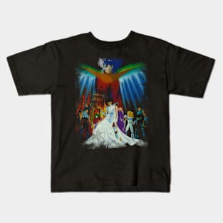 Gemini Saga's Duality Showcase the Complex Persona and Power of the Twin Saint on a Tee Kids T-Shirt